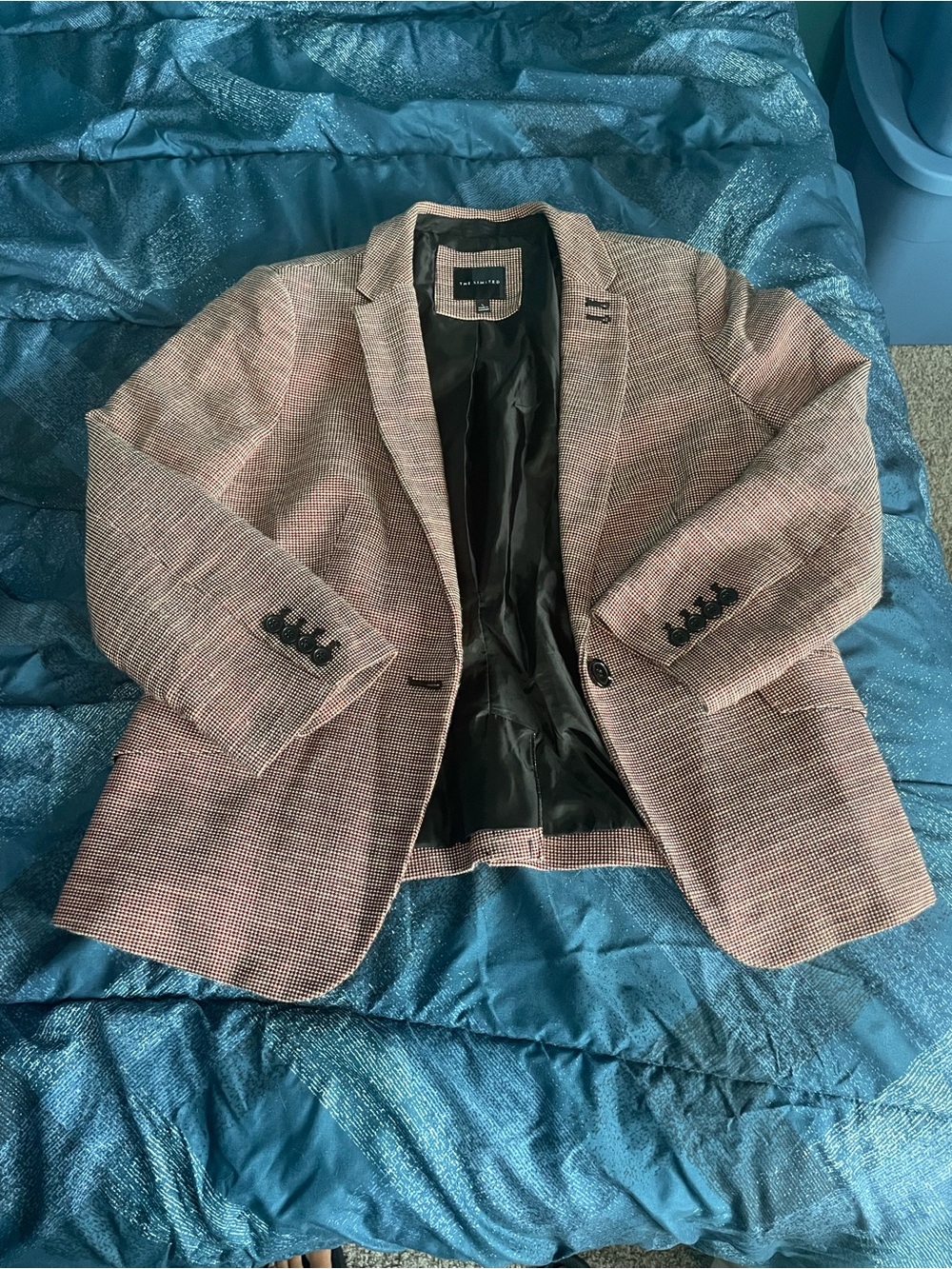 The Limited Men's Brown Textured Sport Coat Blazer